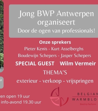 Infoavond Jong BWP Antwerpen