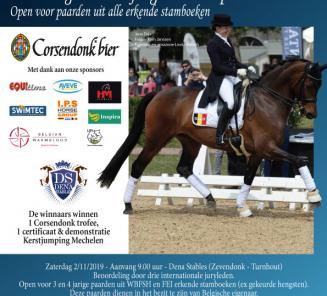 Startlijst voor de Corsendonk Dressage Cup 2019